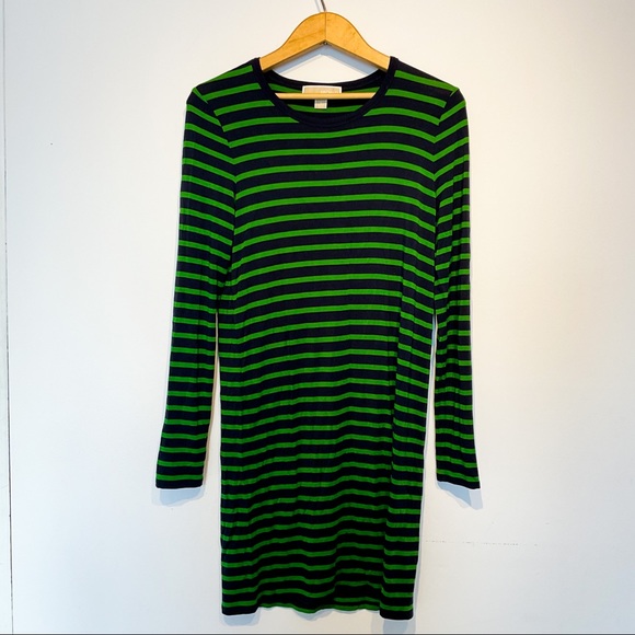 Michael Kors Dresses & Skirts - MICHAEL KORS Green & Blue Striped Dress